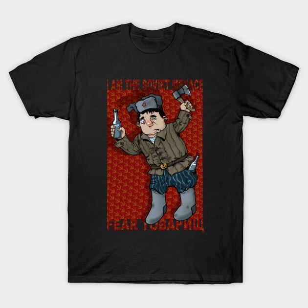 Soviet menace comrade T-Shirt by SheenGraff